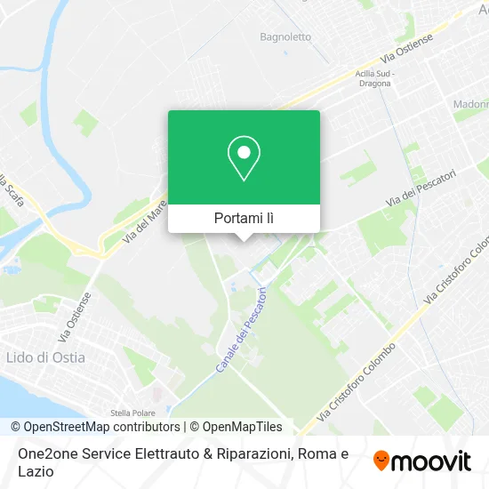 Mappa One2one Service  Elettrauto & Riparazioni