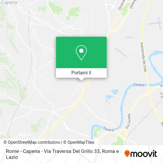 Mappa Rome - Capena - Via Traversa Del Grillo 33