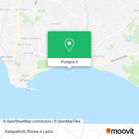 Mappa Italapetroli
