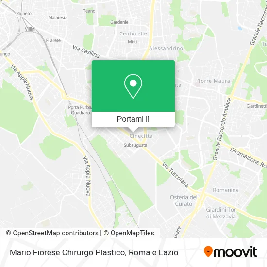 Mappa Mario Fiorese  Chirurgo Plastico