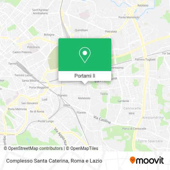 Mappa Complesso Santa Caterina