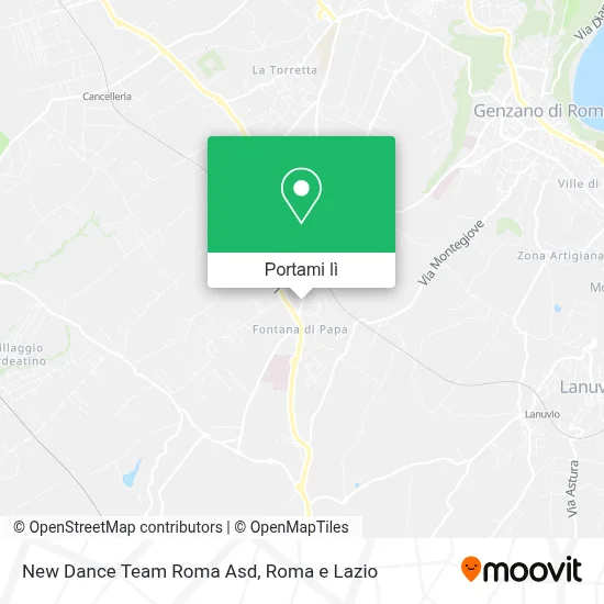 Mappa New Dance Team Roma Asd