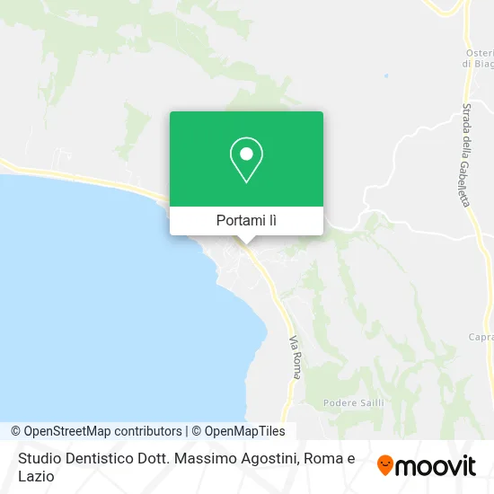 Mappa Studio Dentistico Dott. Massimo Agostini