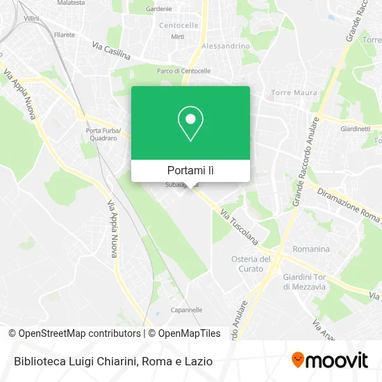 Mappa Biblioteca Luigi Chiarini