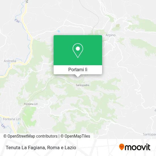Mappa Tenuta La Fagiana