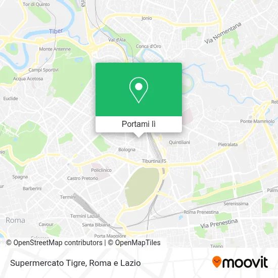 Mappa Supermercato Tigre