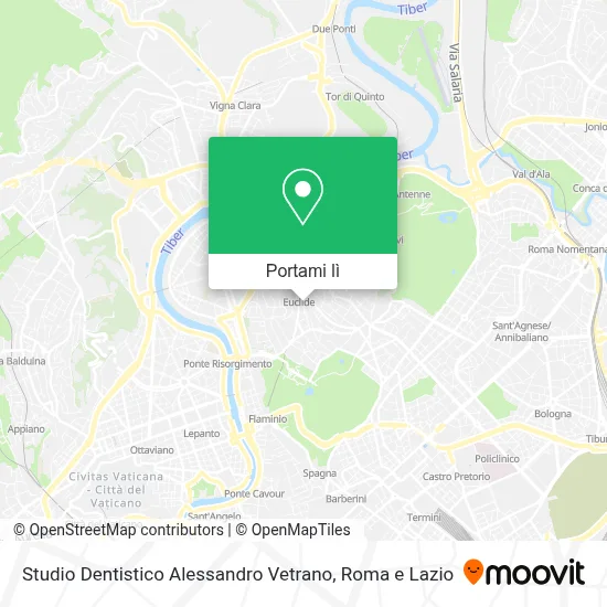 Mappa Studio Dentistico Alessandro Vetrano
