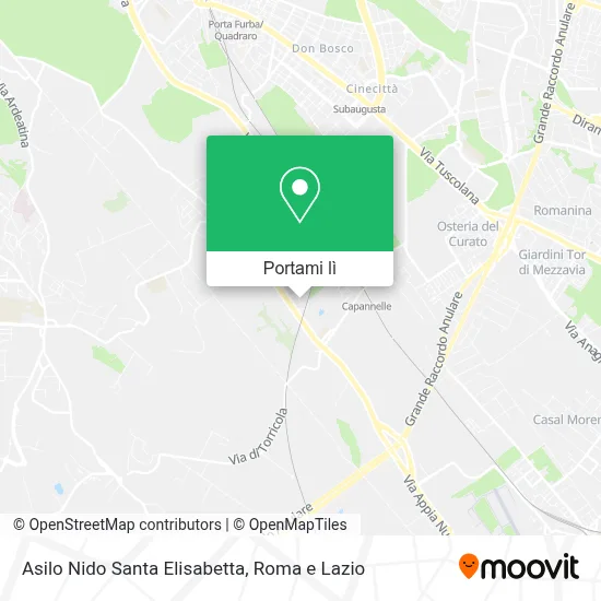 Mappa Asilo Nido Santa Elisabetta
