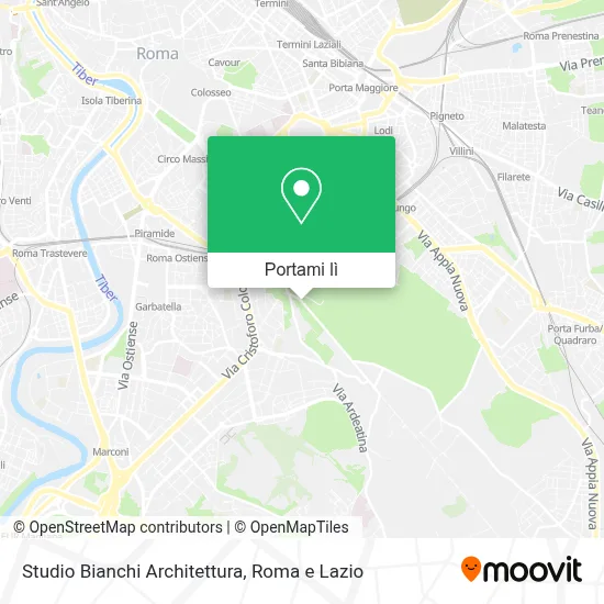 Mappa Studio Bianchi Architettura