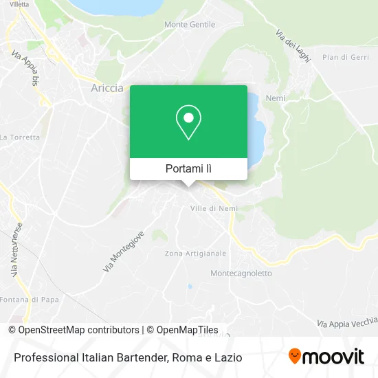 Mappa Professional Italian Bartender