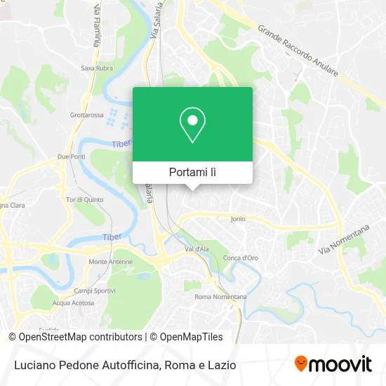 Mappa Luciano Pedone Autofficina