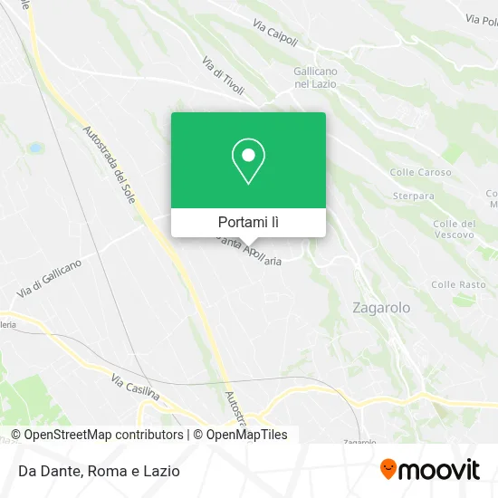 Mappa Da Dante