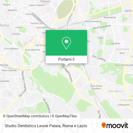Mappa Studio Dentistico Leone Palaia