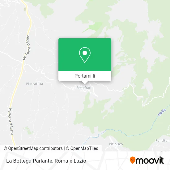 Mappa La Bottega Parlante