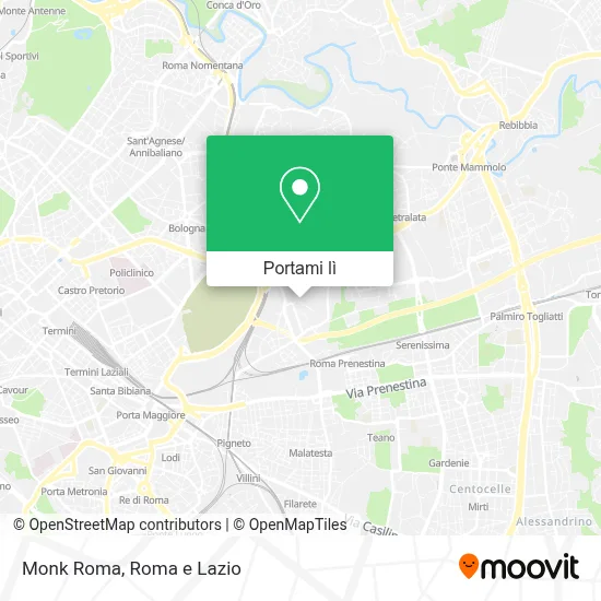Mappa Monk Roma