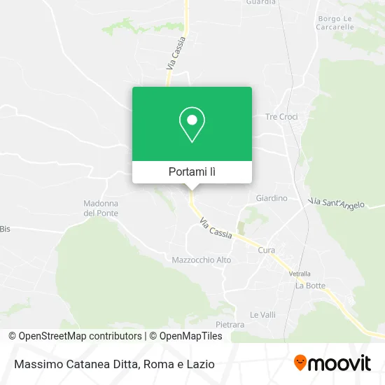 Mappa Massimo Catanea Ditta