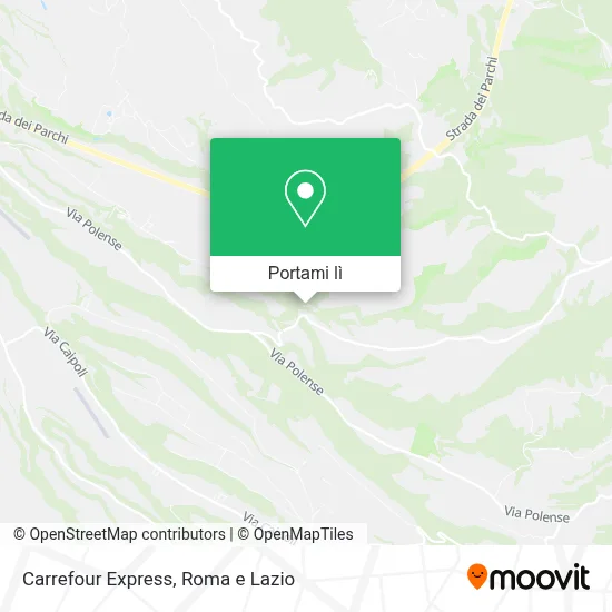 Mappa Carrefour Express