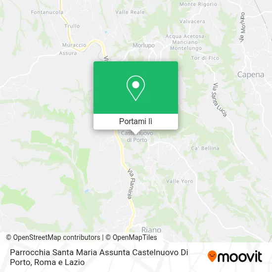 Mappa Parrocchia Santa Maria Assunta Castelnuovo Di Porto
