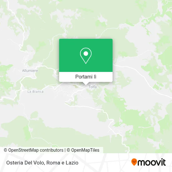 Mappa Osteria Del Volo