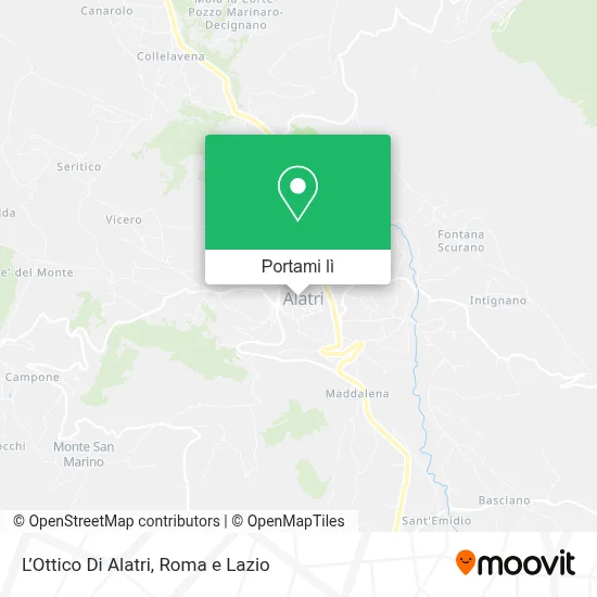 Mappa L’Ottico Di Alatri