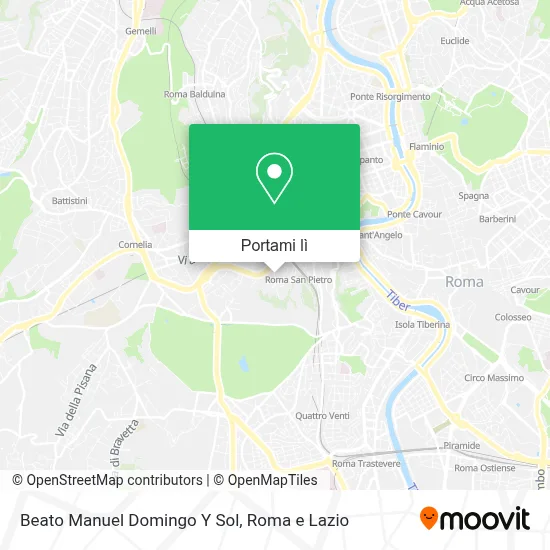 Mappa Beato Manuel Domingo Y Sol