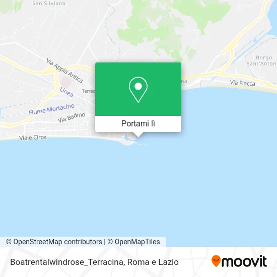 Mappa Boatrentalwindrose_Terracina