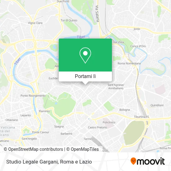 Mappa Studio Legale Gargani