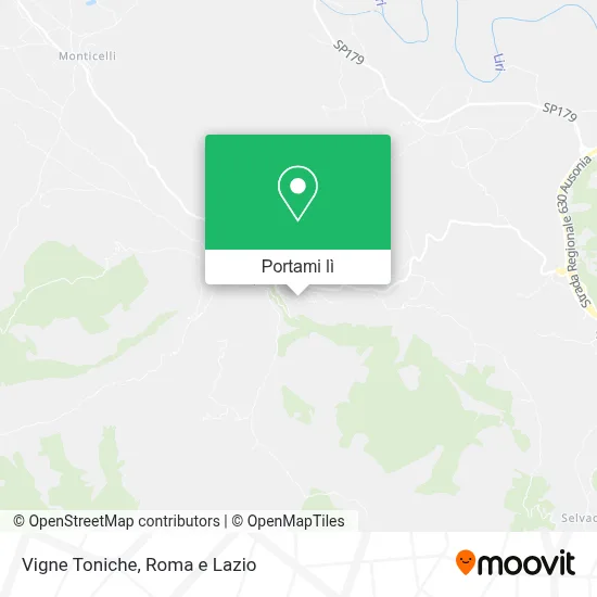 Mappa Vigne Toniche