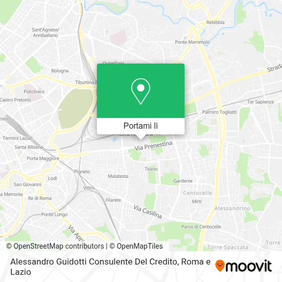 Mappa Alessandro Guidotti Consulente Del Credito