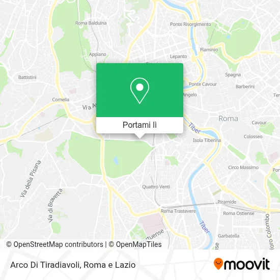 Mappa Arco Di Tiradiavoli