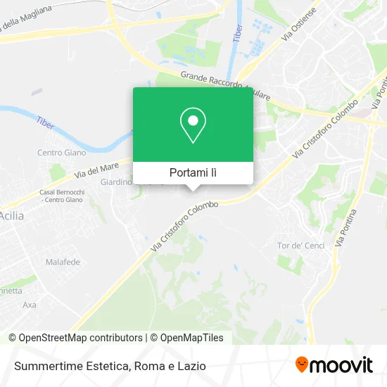 Mappa Summertime Estetica
