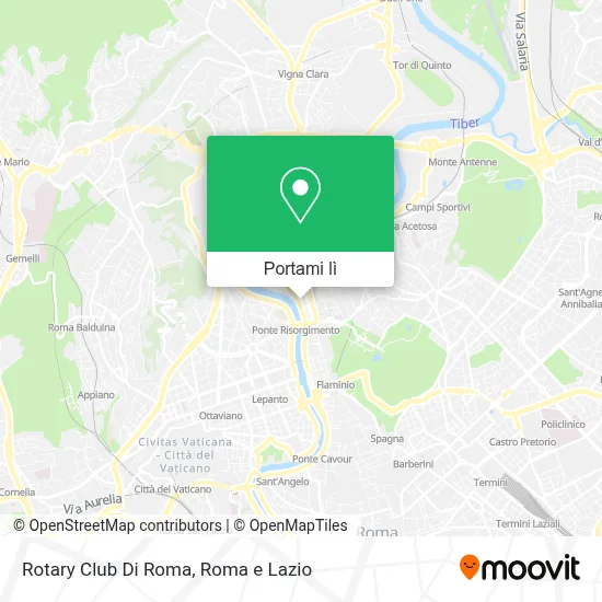 Mappa Rotary Club Di Roma