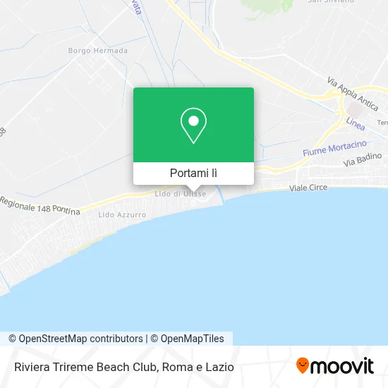 Mappa Riviera Trireme Beach Club