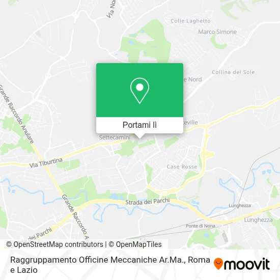 Mappa Raggruppamento Officine Meccaniche Ar.Ma.