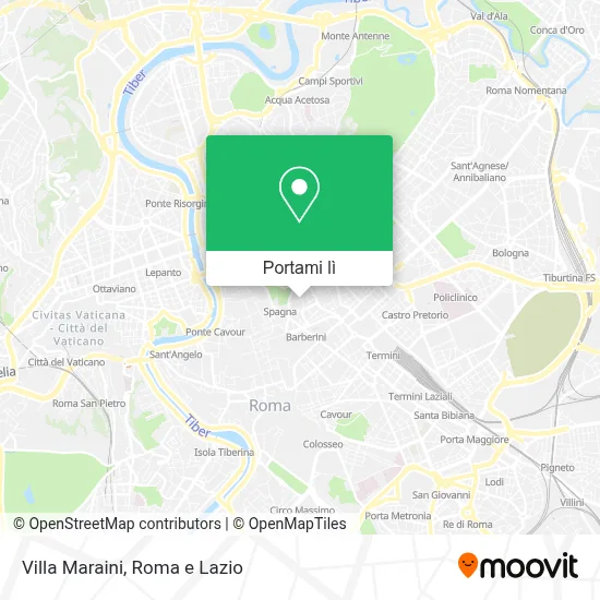 Mappa Villa Maraini