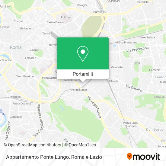 Mappa Appartamento Ponte Lungo