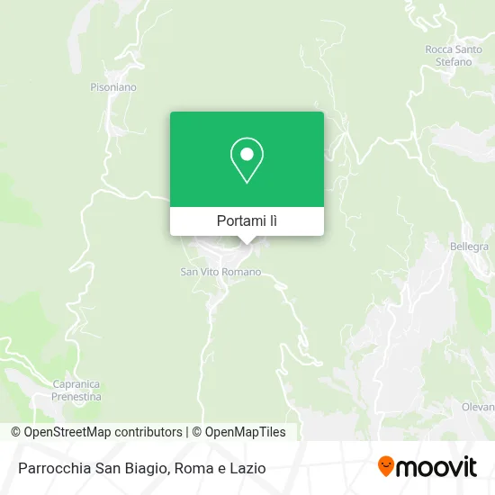 Mappa Parrocchia San Biagio