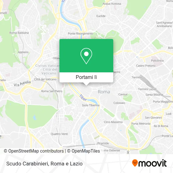 Mappa Scudo Carabinieri