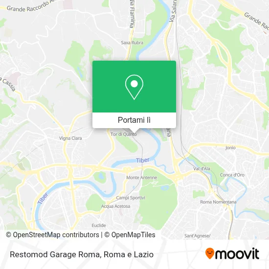 Mappa Restomod Garage Roma