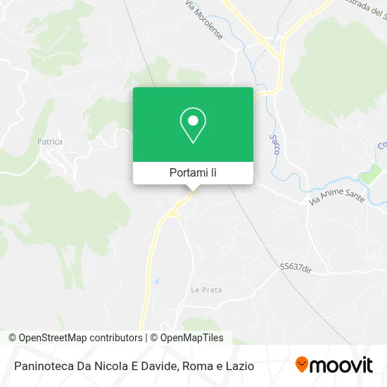Mappa Paninoteca Da Nicola E Davide