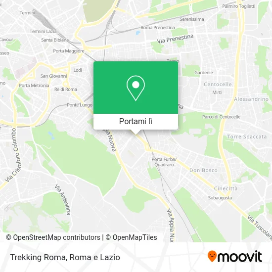 Mappa Trekking Roma
