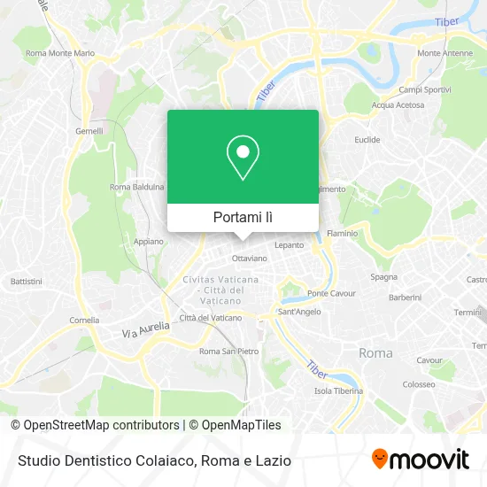 Mappa Studio Dentistico Colaiaco