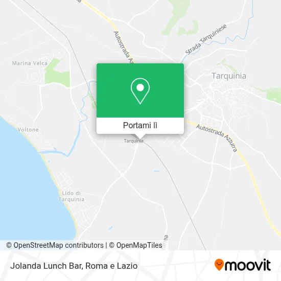 Mappa Jolanda Lunch Bar