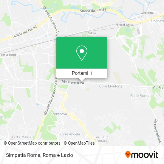 Mappa Simpatia Roma