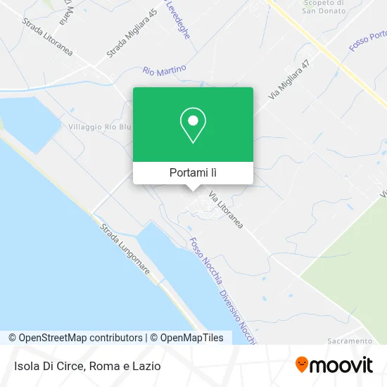 Mappa Isola Di Circe
