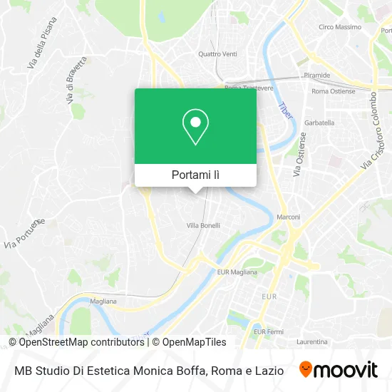 Mappa MB Studio Di Estetica Monica Boffa
