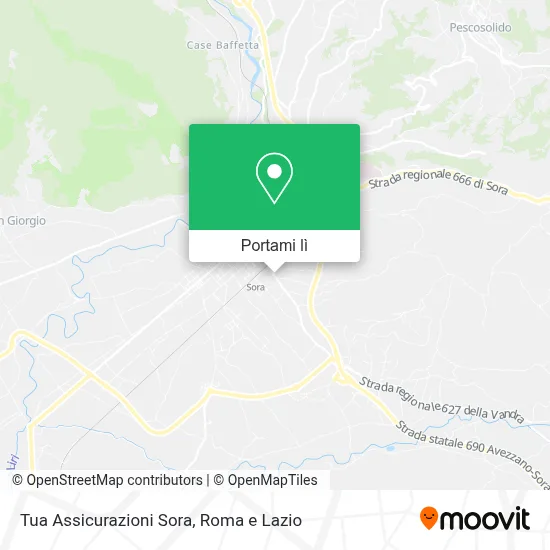 Mappa Tua Assicurazioni Sora