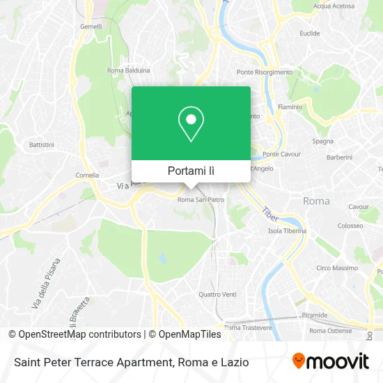Mappa Saint Peter Terrace Apartment