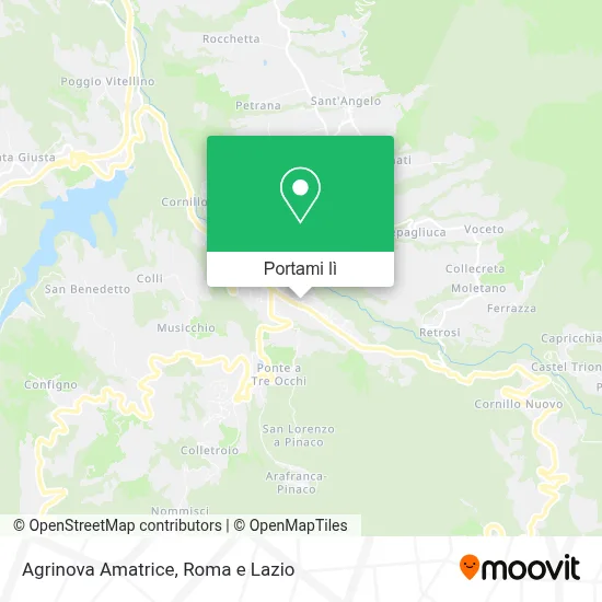 Mappa Agrinova Amatrice