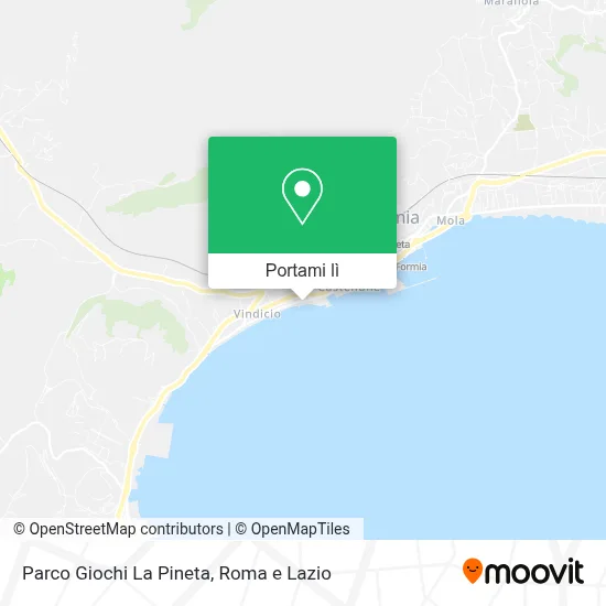 Mappa Parco Giochi La Pineta